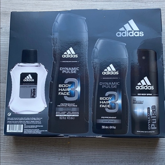 Adidas Dynamic Pulse Men's 4 piece gift set - Picture 2 of 6